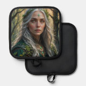 玲奈田 鍋敷き (正面/裏面)