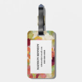 珊瑚およびエメラルドの庭 ラゲッジタグ (裏面縦)