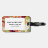 珊瑚およびエメラルドの庭 ラゲッジタグ (裏面横)