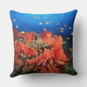 珊瑚および魚 クッション (裏面)