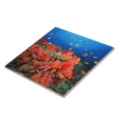 珊瑚および魚 タイル (側面)