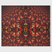 珊瑚が「明るい」奇妙で曲がった形 ラッピングペーパー (フラット)