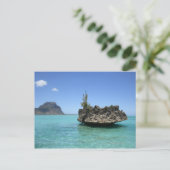 珊瑚で構成された結晶岩 ポストカード (スタンド正面)