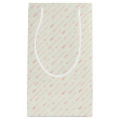 珊瑚によって輪郭を描かれる矢パターン スモールペーパーバッグ (正面)