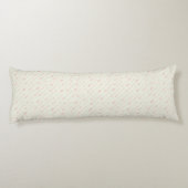 珊瑚によって輪郭を描かれる矢パターン ボディピロー (裏面)