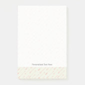 珊瑚によって輪郭を描かれる矢パターン ポストイット (正面)