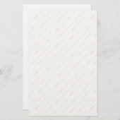 珊瑚によって輪郭を描かれる矢パターン 便箋 (正面/裏面)