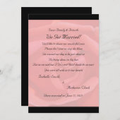 珊瑚のばら色の駆け落ち2 案内状 (正面/裏面)