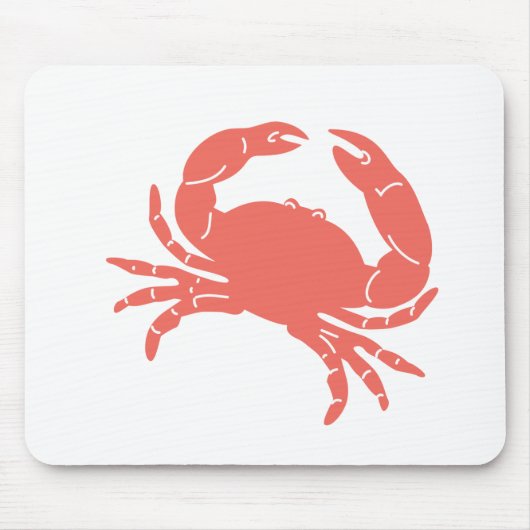 珊瑚のカニ マウスパッド (正面)