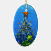 珊瑚のクリスマスツリーのオーナメント セラミックオーナメント (右)