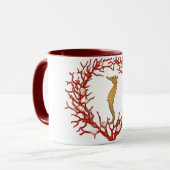 珊瑚のコップ マグカップ (正面左)