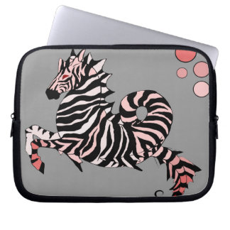 珊瑚のシマウマのタツノオトシゴのラップトップコンピュータの袖 ラップトップスリーブ