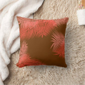 珊瑚のシュロの葉 クッション (ブランケット)