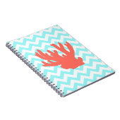 珊瑚のシルエット ノートブック (右側)