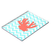 珊瑚のシルエット ノートブック (左側)