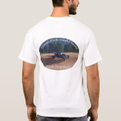 珊瑚のピンクのSchellinger車 Tシャツ (裏面)