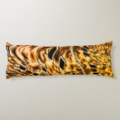 珊瑚の光の影で金ゴールドに捻れる ボディピロー (裏面)