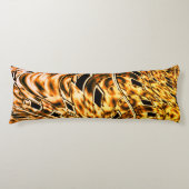 珊瑚の光の影で金ゴールドに捻れる ボディピロー (正面)