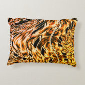 珊瑚の光の影で金色に変わる アクセントクッション (裏面)