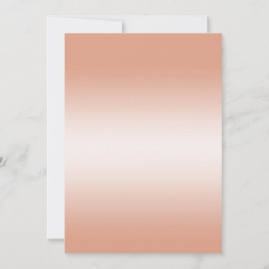 珊瑚の弓とリボン 35周年結婚記念日 セーブザデート (裏面)