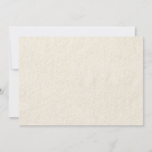 珊瑚の弓及びレースの結婚式招待状 招待状 (裏面)