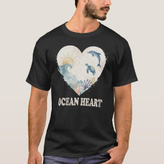珊瑚の心の潮流 Tシャツ