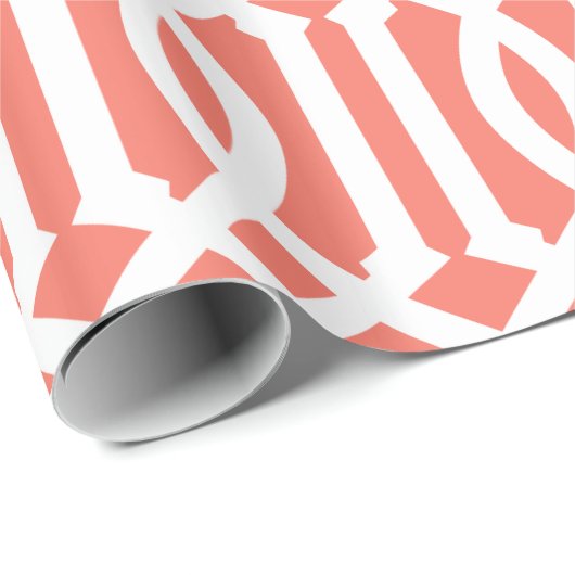 珊瑚の格子垣|のギフト用包装紙 ラッピングペーパー (ロールコーナー)