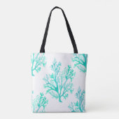 珊瑚の水彩画のトートバック トートバッグ (裏面)