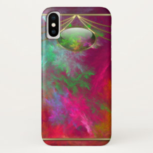 珊瑚の深さのiPhoneの穹窖 iPhone X ケース