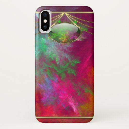 珊瑚の深さのiPhoneの穹窖 Case-Mate iPhoneケース (裏面)