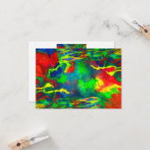 "珊瑚の潮"郵便はがき カード (正面/裏面インサイチュ)