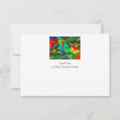 "珊瑚の潮"郵便はがき カード (裏面)