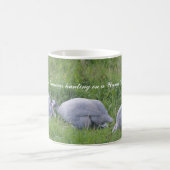 珊瑚の青いギニー モーフィングマグカップ (中央)