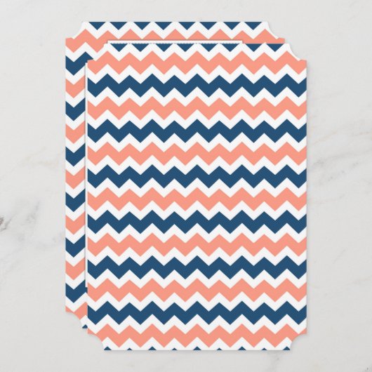 珊瑚の青く航海のでカスタムな《キリスト教》洗礼式や命名式の招待状 招待状 (正面/裏面)