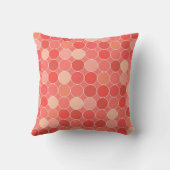 珊瑚はパターン装飾的な枕を一周します クッション (裏面)