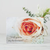 珊瑚は上がりました-私の新婦付添人です 招待状 (スタンド正面)