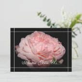 珊瑚は招待状II結婚式誓約の更新の上がりました 招待状 (スタンド正面)