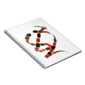 珊瑚ヘビ動物芸術 ノートブック (右側)