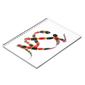 珊瑚ヘビ動物芸術 ノートブック (左側)