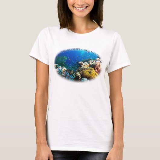 珊瑚海の熱帯魚 Tシャツ (正面)