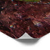 珊瑚礁での生活 – ピンクファンサンゴと魚 ポスター (角)