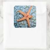 珊瑚礁に乗ったムラサキ スクエアシール (バッグ)