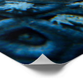 珊瑚礁に乗ったムラサキ ポスター (角)