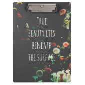 珊瑚礁の感動的な引用文 クリップボード (正面)