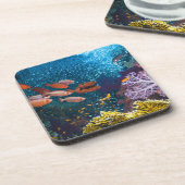 珊瑚礁の景色|のBigeyeかギョロ目目 コースター (左側)