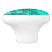 珊瑚礁の陶器ノブ セラミックノブ (側面)