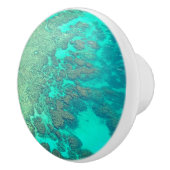 珊瑚礁の陶器ノブ セラミックノブ (右)