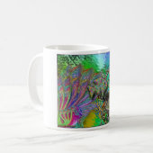 珊瑚礁の魚-ファンタジー コーヒーマグカップ (正面左)