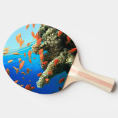 珊瑚礁のLyretailのanthias 卓球ラケット (横)