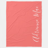 珊瑚礁パーソナライズされた群 フリースブランケット (正面)